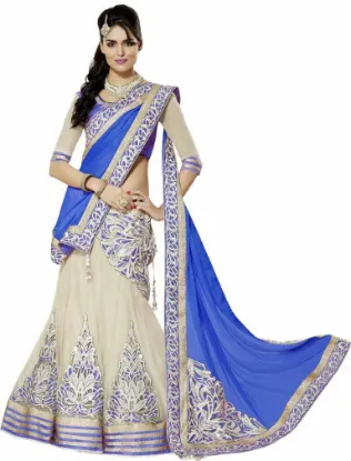 Picture of floral pakistani lehenga choli wedding mesmerizing art 