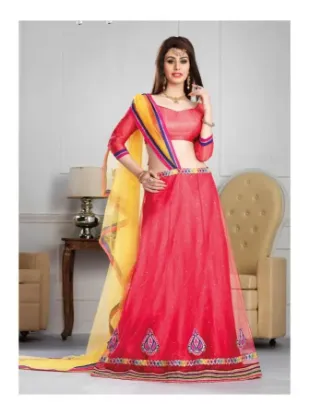 Picture of ghagra choli traditional dress,lehenga measurement form