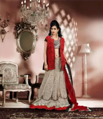 Picture of green velvet lehenga,ghagra choli ganachaniya choli,cho