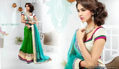 Picture of heavy work & embroidered designer bridal lehenga choli 