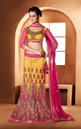 Picture of how to cut a line lehenga,ghagra choli and lehenga chol