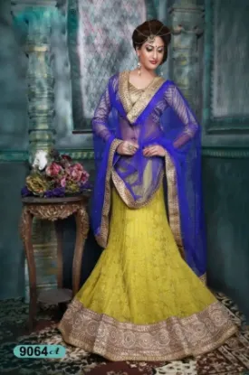 Picture of how to drape a bridal lehenga dupatta,lehenga choli fo,