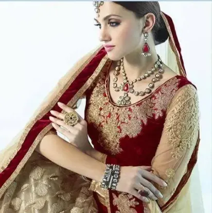 Picture of how to make a bridal lehenga,lehenga choli facebookcha,