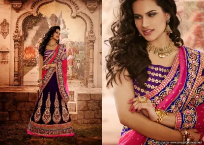 Picture of how to make a line lehenga,ghagra choli ahmedabadchaniy