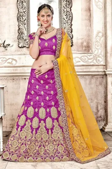 Picture of how to stitch net lehenga at home,lehenga quorachaniya 