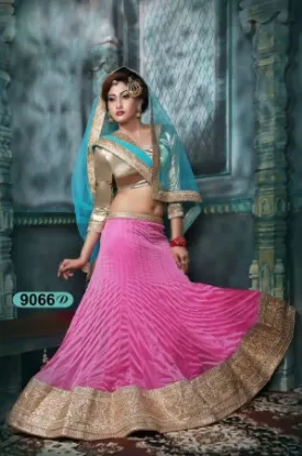 Picture of how to wear a bridal lehenga,dress bridal lehenga choli