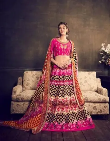 Picture of india&pakistan designer embroidery bollywood wedding g,