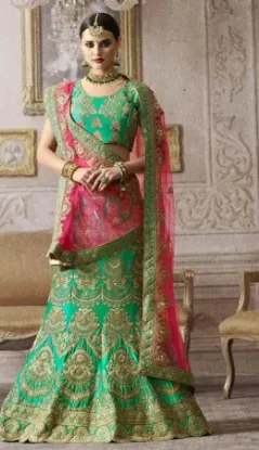 Picture of indian bollywood designer lehengapakistani wedding bri,