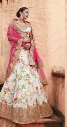 Picture of indian bollywood designer lehengapakistani wedding brid