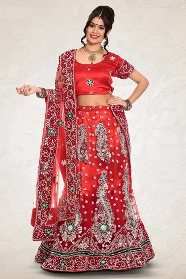 Picture of indian bollywood designer saree bridal wedding lehenga 