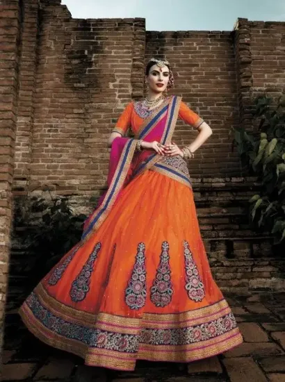 Picture of indian bollywood dress saree designer lehenga pakistan,