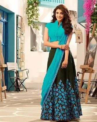 Picture of indian bollywood lehenga blouse dress designer pakista,