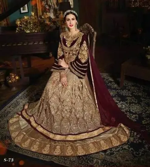 Picture of indian bollywood lehenga blouse dress designer pakistan