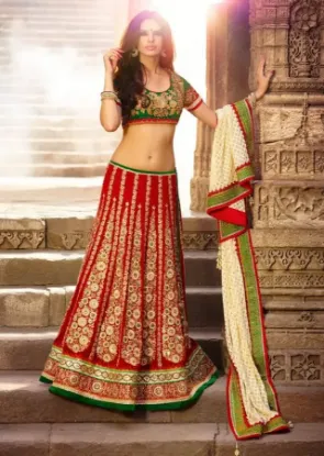 Picture of indian bollywood lehenga bridal party wear,choli,leheng