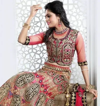 Picture of indian bollywood lehenga saree festival dress sari wome