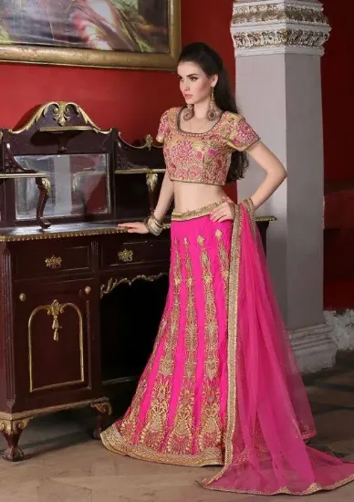 Picture of indian bollywood saree lehenga pakistani designer part,