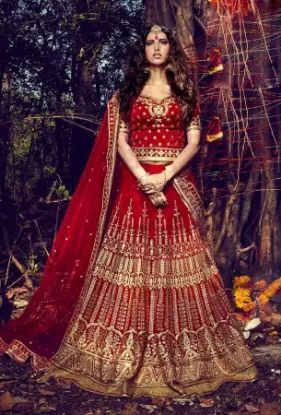 Picture of indian choli pakistani lehenga party ethnic wedding bri