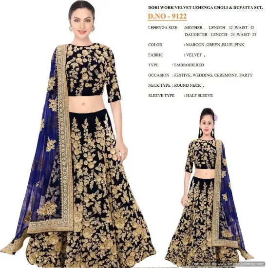 Picture of indian choli wedding bridal wear women party lehenga pa