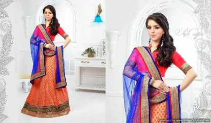 Picture of indian designer embroidered party wear lehenga pakistan