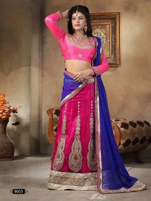 Picture of indian designer lehenga choli dress pakistani party br,