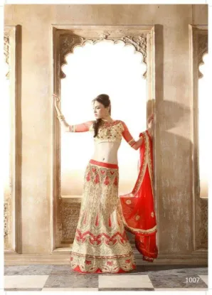 Picture of indian designer lehenga choli pakistani wedding party w