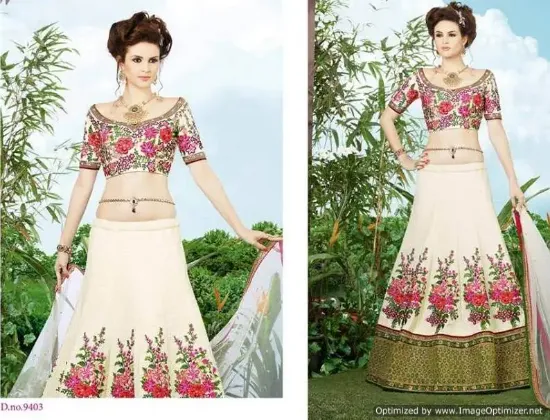 Picture of indian designer lehenga choli wedding partywear bollyw,