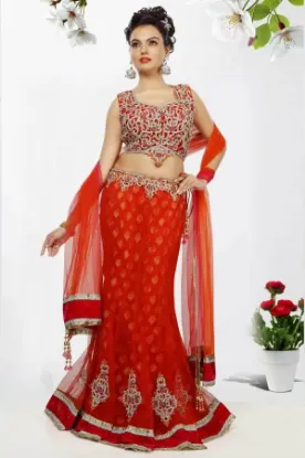 Picture of indian designer lehenga cholipakistani bridal wedding ,