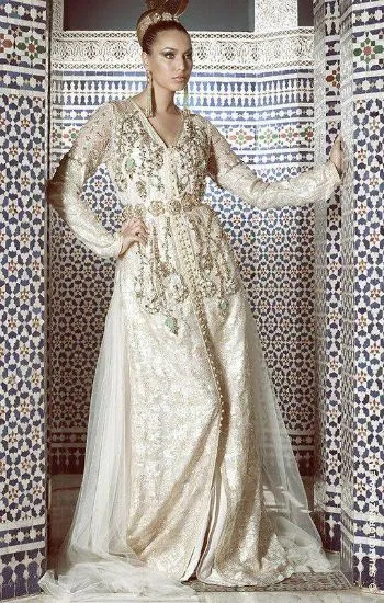 Picture of j'aton wedding gown beach dress abaya jilbab kaftan dre