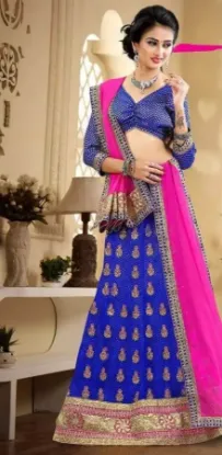 Picture of indian designer lehenga pakistani bridal lehenga choli,