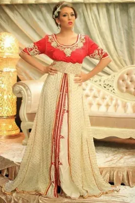 Picture of kim k wedding gown abaya jilbab kaftan dress dubai kaft