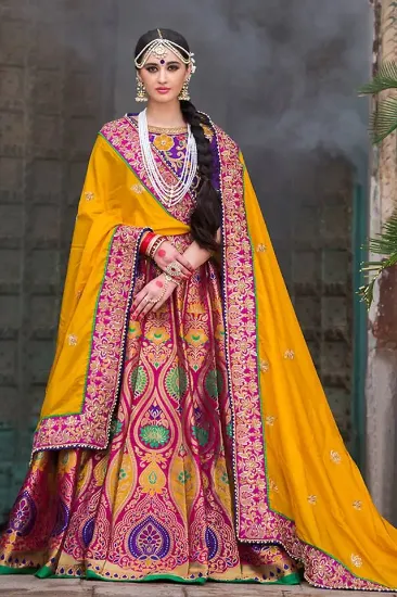 Picture of indian designer lehenga saree partywear designer lengha