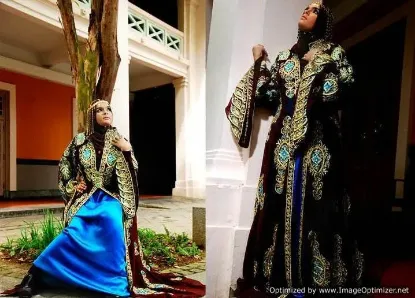 Picture of danny l wedding gown abaya jilbab kaftan dress dubai ka