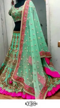 Picture of indian designer lehenga women dress fancy lengha choli,