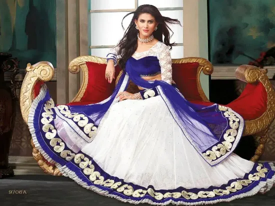 Picture of indian designer lehengapakistani bridal lehenga choli ,