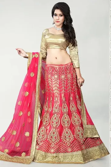 Picture of indian designer lehengapakistani bridal wedding wear le