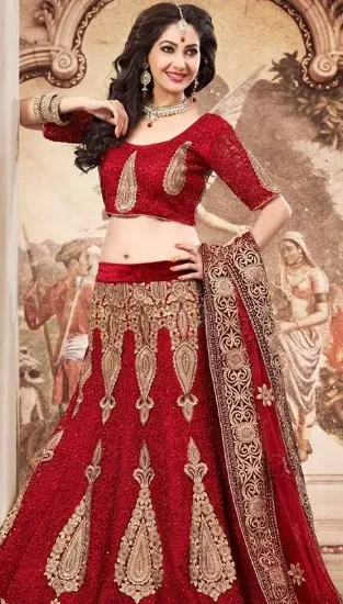 Picture of indian designer lehengapakistani bridal wedding wear le