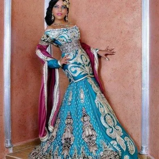 Picture of hydrangea m wedding gown abaya jilbab kaftan dress duba