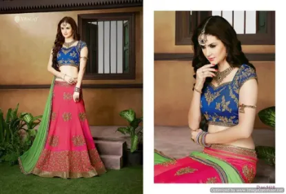 Picture of indian designer pakistani bridal lehenga choli wedding,