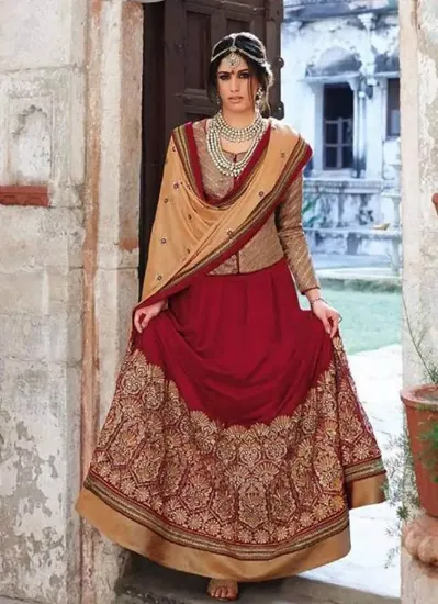 Picture of indian designer party bollywood saree wear lehenga paki