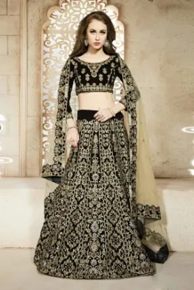 Picture of indian designer wedding lehengapakistani bridal lehenga