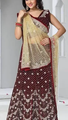 Picture of indian designer wedding lehengapakistani bridal lehenga