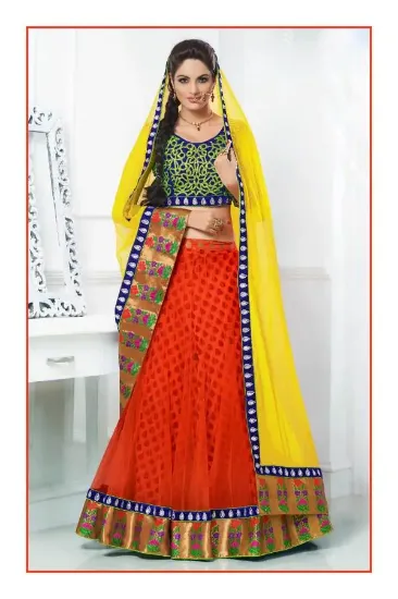 Picture of indian designer wedding party wear lehenga choli tt le,