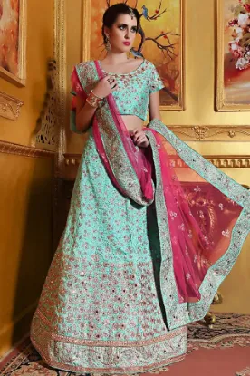 Picture of indian dress designer wear bridal lehenga choli pakista