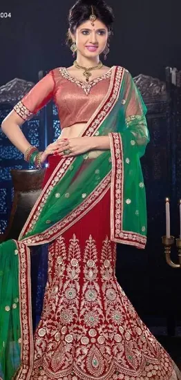 Picture of indian ethnic designer lehengapakistani bridal lehenga,