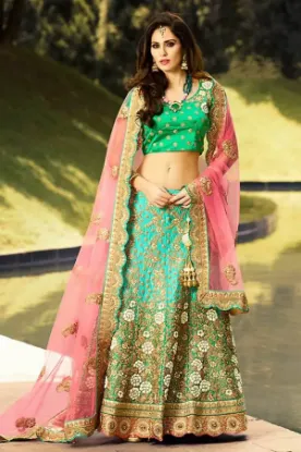 Picture of indian ethnic designer lehengapakistani bridal lehenga,