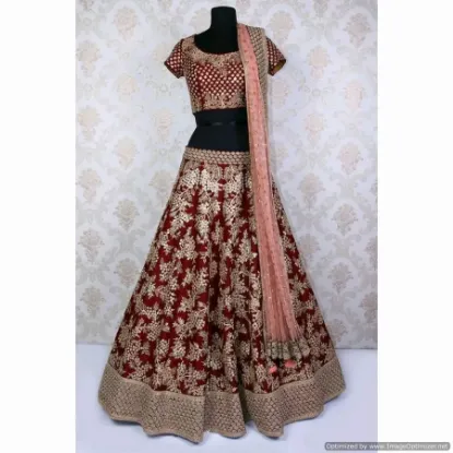 Picture of indian ethnic designer lehengapakistani bridal lehenga,