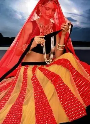 Picture of indian ethnic designer party wear lehengapakistani brid