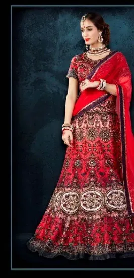 Picture of indian lehenga bollywood wedding party wear bridal paki