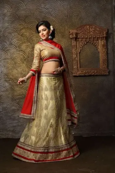 Picture of indian lehenga choli costume festival party wear desig,