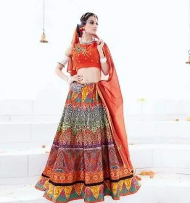 Picture of indian lehenga choli designs wedding wear bollywood vel